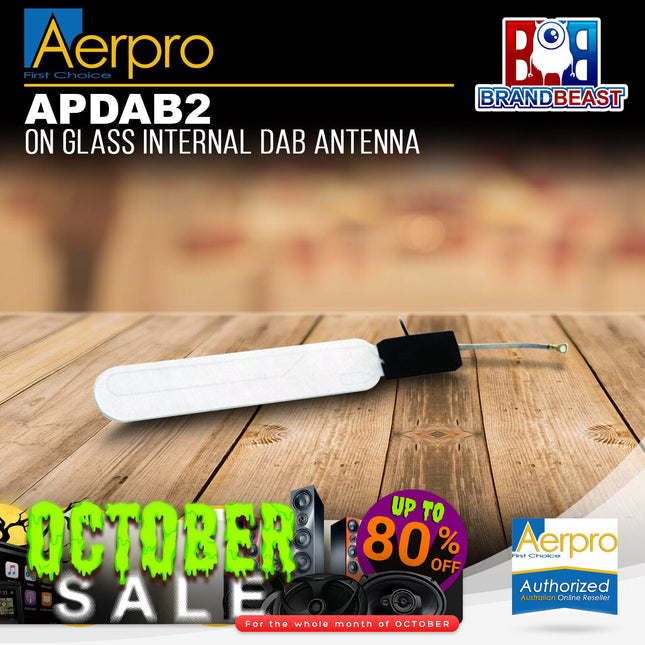 Aerpro APDAB2 On Glass Internal DAB Antenna