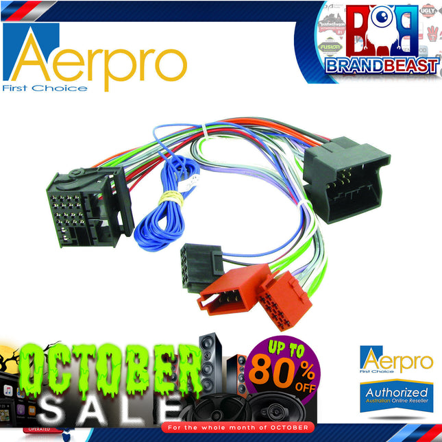 Aerpro CT10AU09 T-Harness to Suit Audi