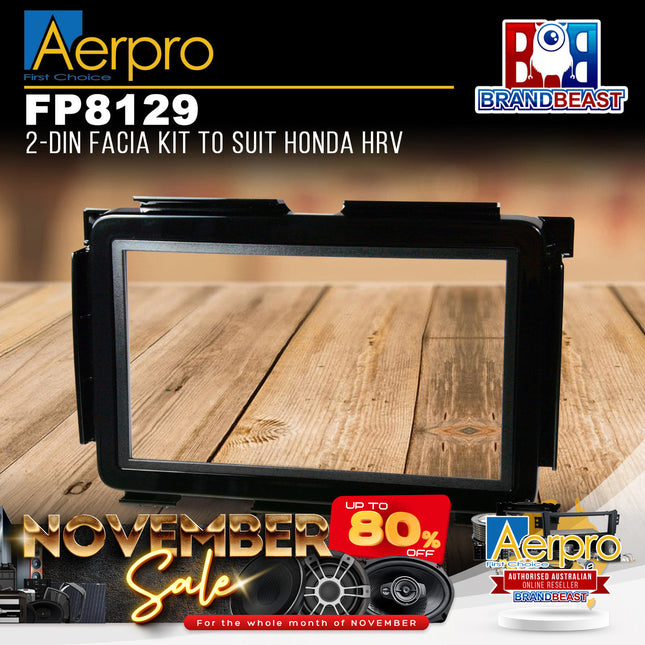 Aerpro FP8129 2-DIN Facia Kit to Suit Honda HRV