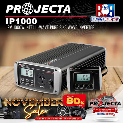 PROJECTA IP1000 12V 1000W Intelli-Wave Pure Sine Wave Inverter