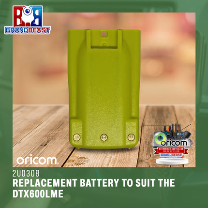 Oricom 2U0308 Replacement Battery to Suit the DTX600LME