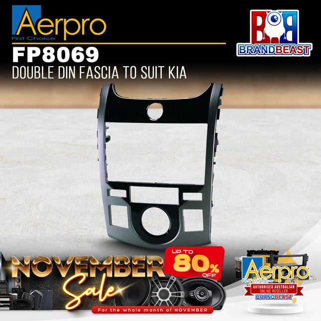 Aerpro FP8069 2-DIN Facia Kit to Suit Kia Cerato