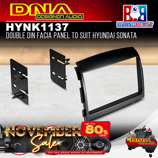 DNA HYN-K1137 Double DIN Fascia Panel to Suit Hyundai Sonata