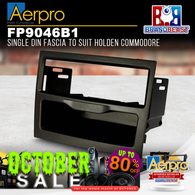 Aerpro FP9046B1 Single DIN Facia Kit to Suit Holden