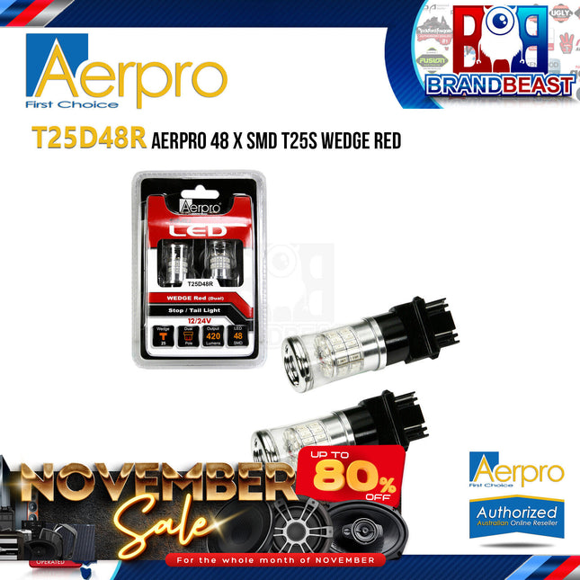 Aerpro T25D48R 48x T25D SMD Wedge - Red