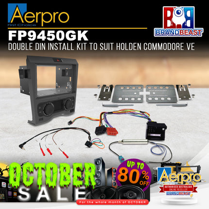 Aerpro FP9450GK Double DIN Grey Install Kit Suit Holden Commodore VE Series 1