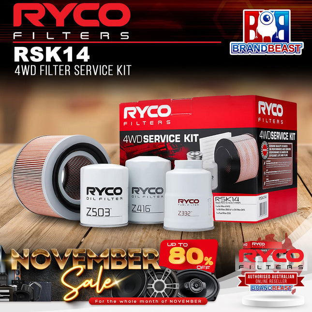 Ryco RSK14 4WD Filter Service Kit