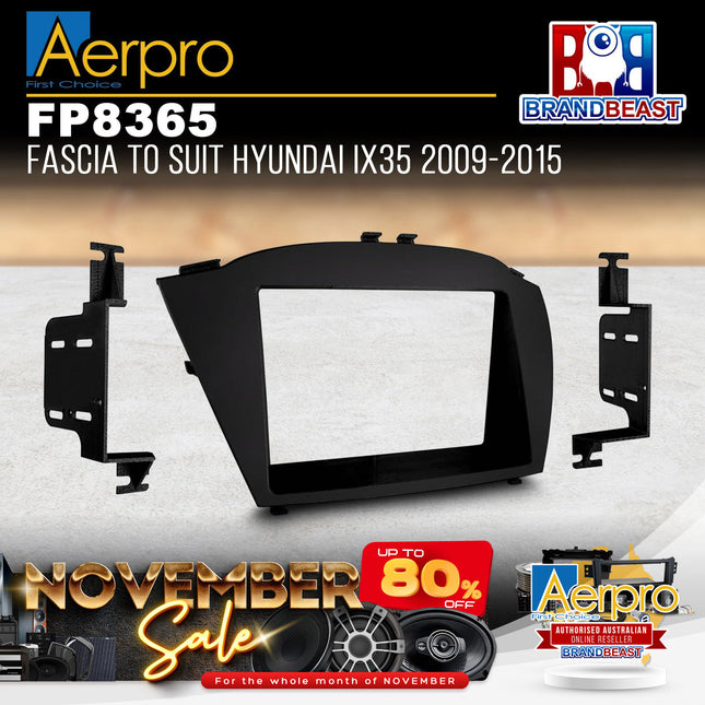 Aerpro FP8365 Double DIN Facia Kit Suit Hyundai iX35 2013-2015 Series 2 NAV