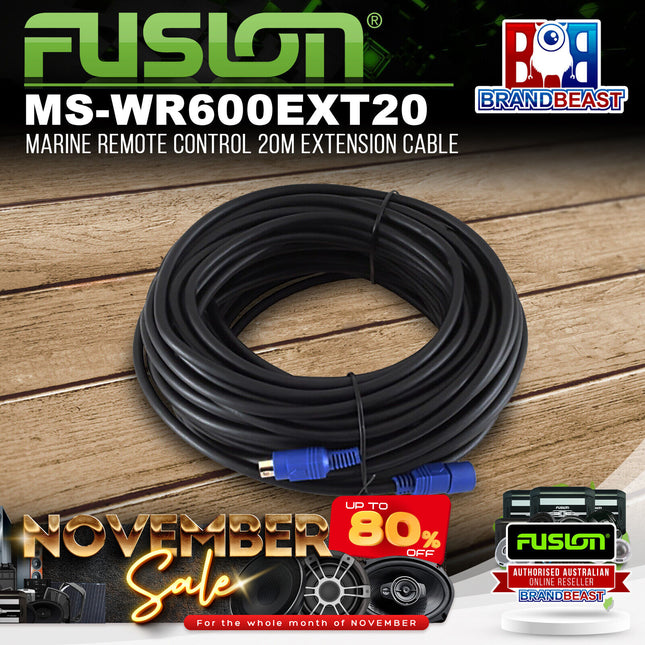 Fusion MS-WR600EXT20 Marine Remote Control 20m Extension Cable