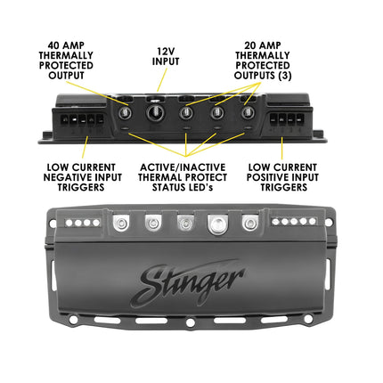 Stinger SPXSH440 SwitchHUB 4 Channel Solid State Relay