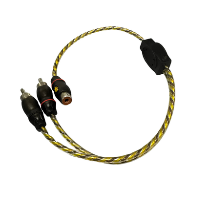 Stinger STI12YM 1 Female To 2 Male RCA Y Splitter