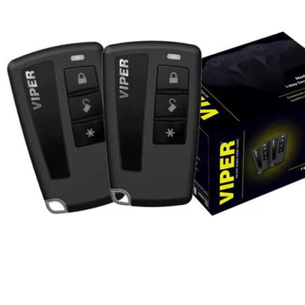 VIPER 3401V car alarm system with dual 4-button transmitters, control center, and comprehensive vehicle security features