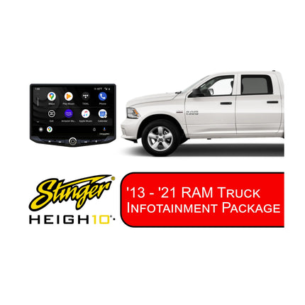 Stinger SRP-RAM13H HEIGH10 Dodge RAM Truck Infotainment Kit 2013 - 2021