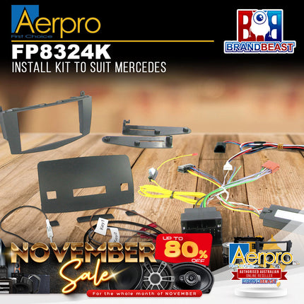 Aerpro FP8324K Install Kit To Suit Mercedes