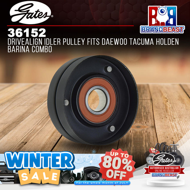Gates 36152 Drivealign Idler Pulley Fits Daewoo Tacuma Holden Barina Combo