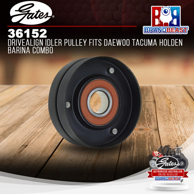 Gates 36152 Drivealign Idler Pulley Fits Daewoo Tacuma Holden Barina Combo