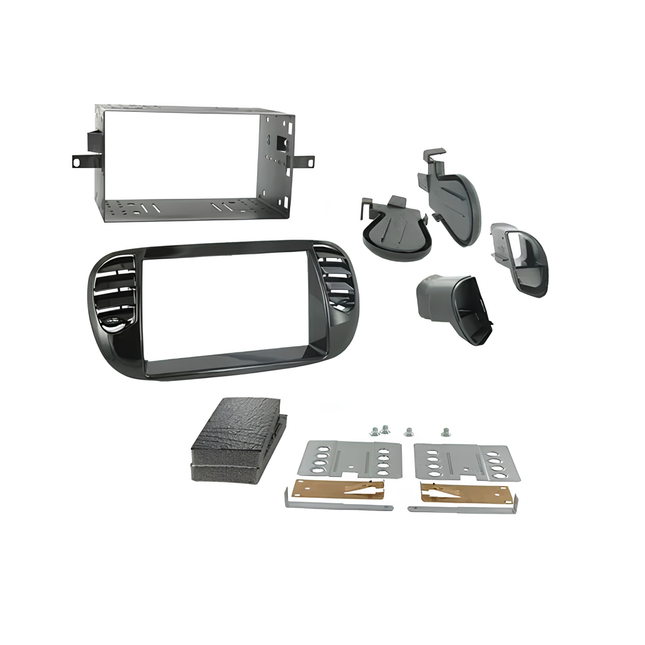 Stinger SFDFI03 Double DIN Radio Fascia Kit Suits Fiat 500 2008-2015