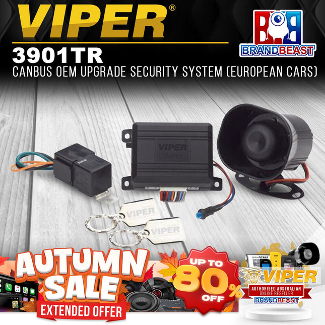 Viper 3901TR CANBUS OEM Upgrade Security System (European Cars)