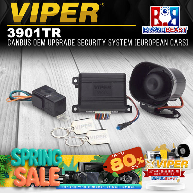 Viper 3901TR CANBUS OEM Upgrade Security System (European Cars)