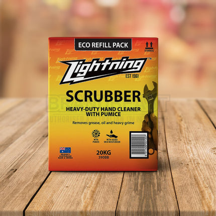 Lightning 390BB Hand Scrubber Eco Pack Heavy Duty Pumice Formula