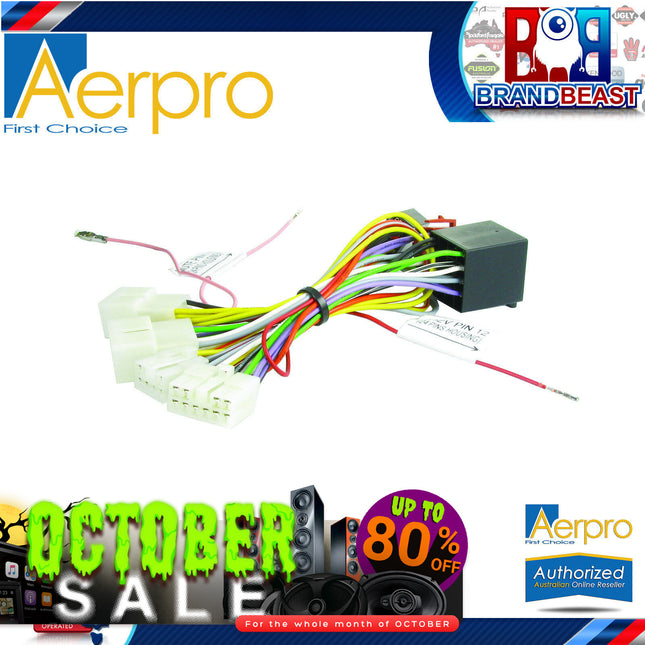 Aerpro CT10LX01 T-Harness to Suit Lexus IS200 1999 - 2005