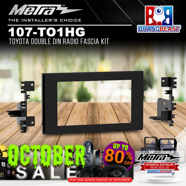 Metra 107-TO1HG Toyota Double DIN Radio Fascia Kit