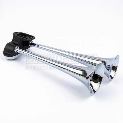 Hella 3PB005411001 Air Horn 12/24V Loud 118dB Dual-Tone Compact Horn Kit