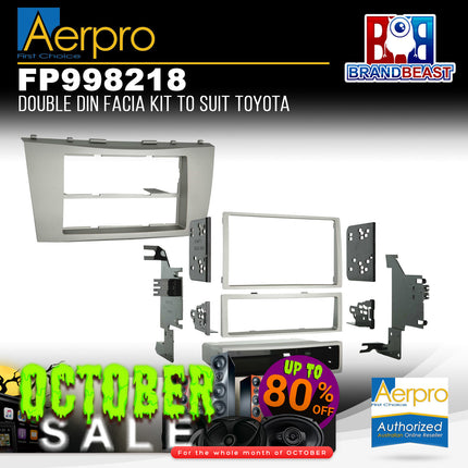 Aerpro FP998218 Single/Double DIN Facia Kit Suit Toyota Camry/Aurion 2006 - 2011