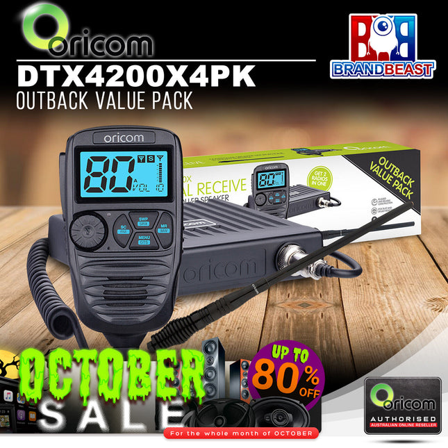 Oricom DTX4200X4PK Outback Value Pack