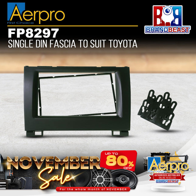 Aerpro FP8297 Double DIN Matte Black Facia Kit Suit Great Wall X200 & X240