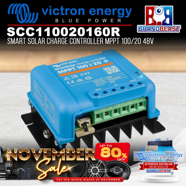 Victron Energy SCC110020160R Smart Solar Charge Controller MPPT 100/20 48V