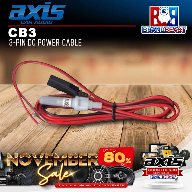 Axis CB3 3-pin Dc Power Cable