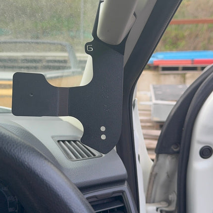 GMF4x4 4017-PH-D Phone and UHF Handpiece Holder Suits Ford Ranger PX2-PX3, Ford Raptor PX, Ford Everest PX and Mazda BT-50