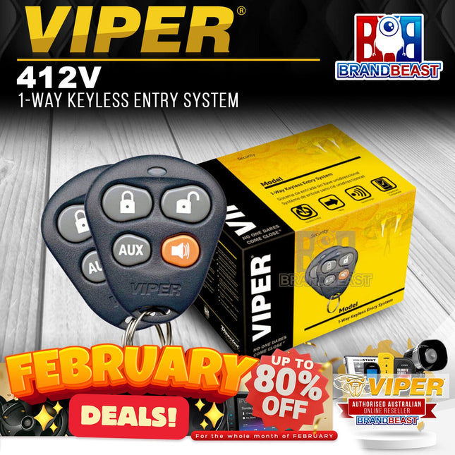 Viper 412V 1-Way Keyless Entry System