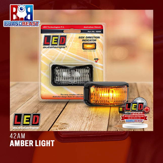 LED Autolamps 42AM Amber Light