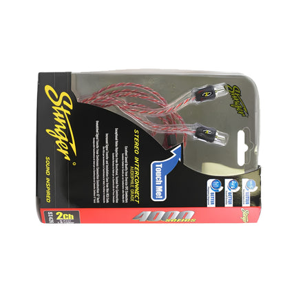 Stinger SI426 6ft 2-Channel 4000 Series RCA Interconnect Cable