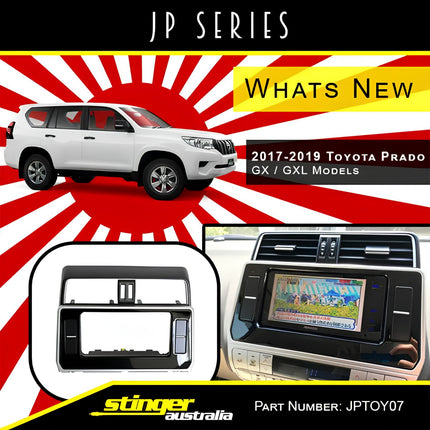 Stinger JPTOY07 JP Series Double DIN Radio Fascia Kit For Toyota Landcruiser Prado