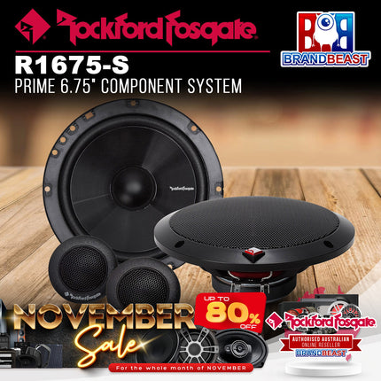 Rockford Fosgate R1675-S Prime 6.75" Component System