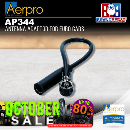 Aerpro AP344 Antenna Adaptor for Euro Cars