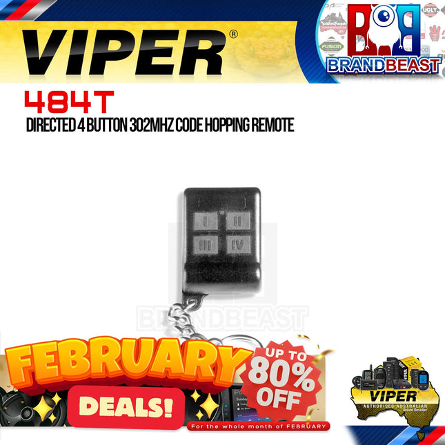 Viper 484T Classic 1-Way 4-Button Remote