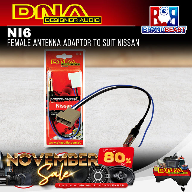 DNA NI-6 Female Antenna Adaptor To Suit Nissan