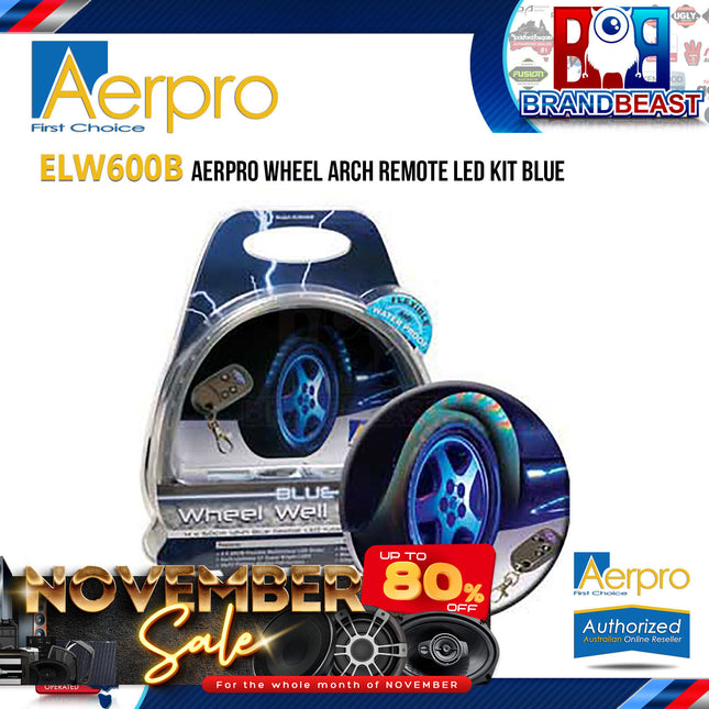 Aerpro ELW600B Blue Wheel Arch Remote LED Kit