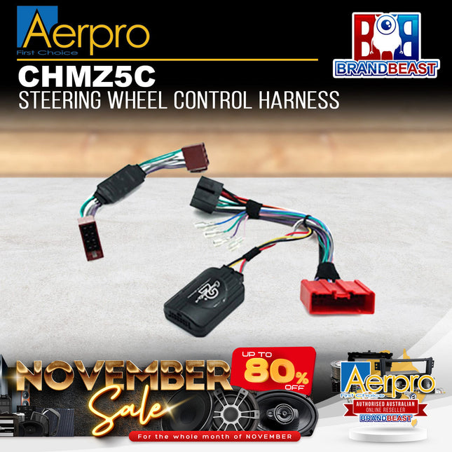 Aerpro CHMZ5C Steering Wheel Control Interface Suit Mazda MX5 - Bose Amplified