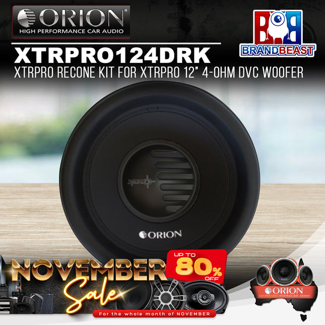 Orion XTRPRO124DRK XTRPRO Recone Kit for XTRPRO 12" 4-Ohm DVC Woofer