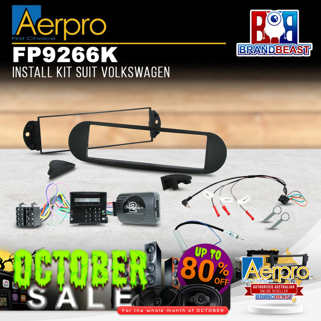 Aerpro FP9266K Single DIN Install Kit to Suit Volkswagen Beetle
