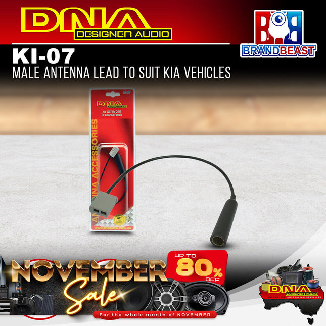 DNA KI-07 Male Antenna Lead To Suit Kia Vehicles