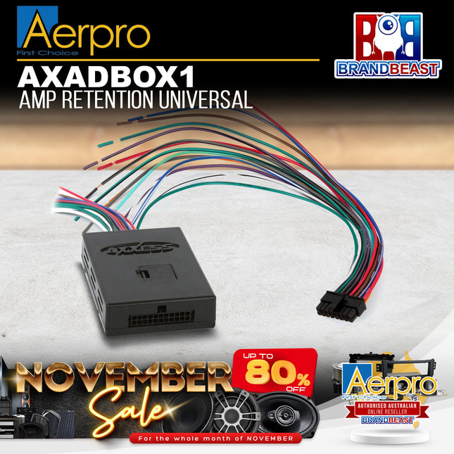 Aerpro AXADBOX1 Amp Retention Universal
