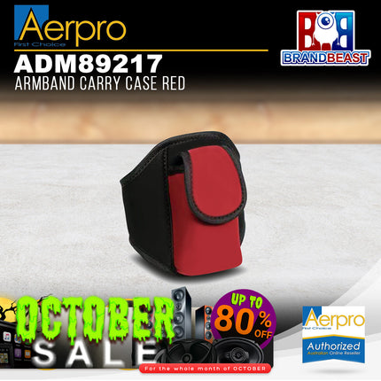 Aerpro ADM89217 Armband Carry Case - Red
