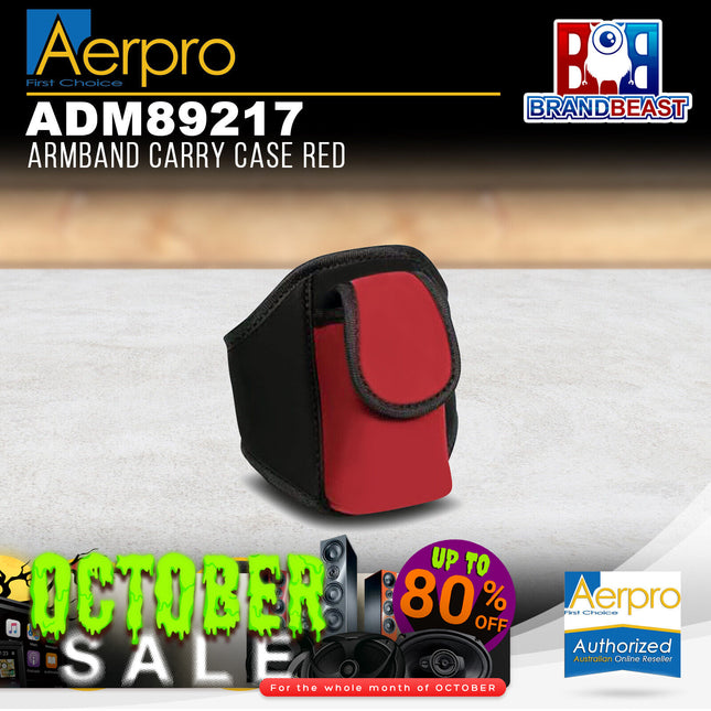 Aerpro ADM89217 Armband Carry Case - Red