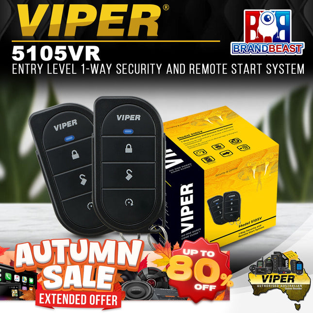 Viper 5105VR Entry Level 1-Way Security and Remote Start System